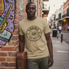 Tremé ニューオーリンズ ネイバーフッド プライド ヘリテージ トライブレンドTシャツ