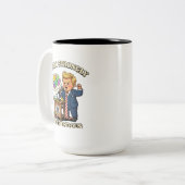 Tremendous Very Strongly Quote ツートーンマグカップ (正面左)