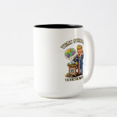 Tremendous Very Strongly Quote ツートーンマグカップ (正面右)