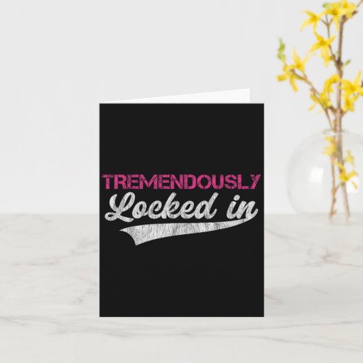 Tremendously Locked In  カード (黄色い花)