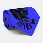 Tremperのトロイのタイ-青か黒 ネクタイ (ロール)