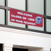 TREMPERの同窓会のトロイ人 横断幕 (ビルの外側)