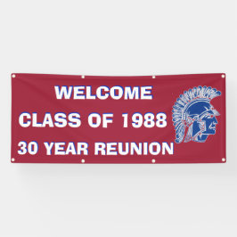 TREMPERの同窓会のトロイ人 横断幕