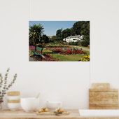 Trenance Gardens, Newquay, Cornwall, U.K.  flowers ポスター (キッチン)