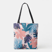 Trend bright seamless pattern with colorful tropic トートバッグ (裏面)