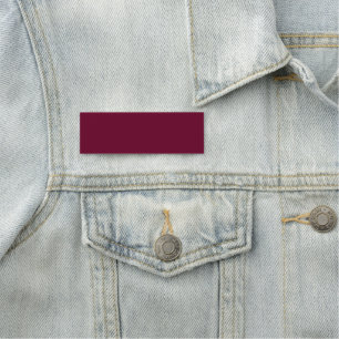 Trend Color Dark Burgundy -クラシック名タグ 名札