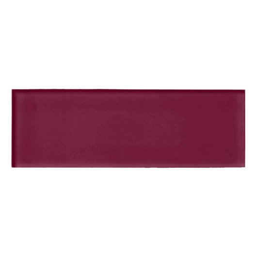 Trend Color Dark Burgundy – 名前タグ 名札 (正面)