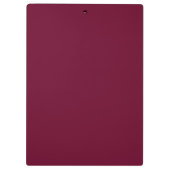 Trend Color - Dark Burgundy Clipboard クリップボード (裏面)