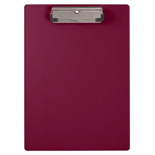 Trend Color - Dark Burgundy Clipboard クリップボード (正面)