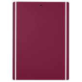 Trend Color - Dark Burgundy Nameクリップボード クリップボード (裏面)