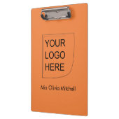 Trend Color Fresh Tangerine - Logo Clipboard クリップボード (左)