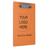 Trend Color Fresh Tangerine - Logo Clipboard クリップボード (右)