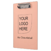 Trend Color Soft Peach – ロゴ/フォトクリップボード クリップボード (左)