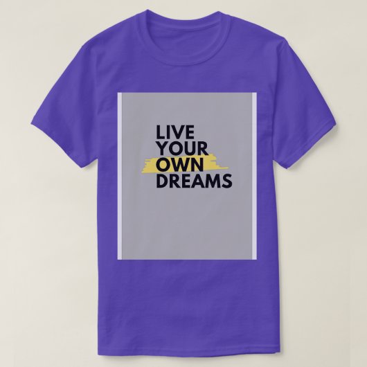 Trend Pixelによって自分の夢を生きる Tシャツ (デザイン正面)