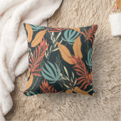 Trend seamless tropical pattern with bright yellow クッション (ブランケット)