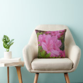 Trend Throw Pillow With Picture Of Rhododendron クッション (椅子)