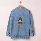 Trendige Denim Jeansjacke Damen  デニムジャケット (ハンガー)