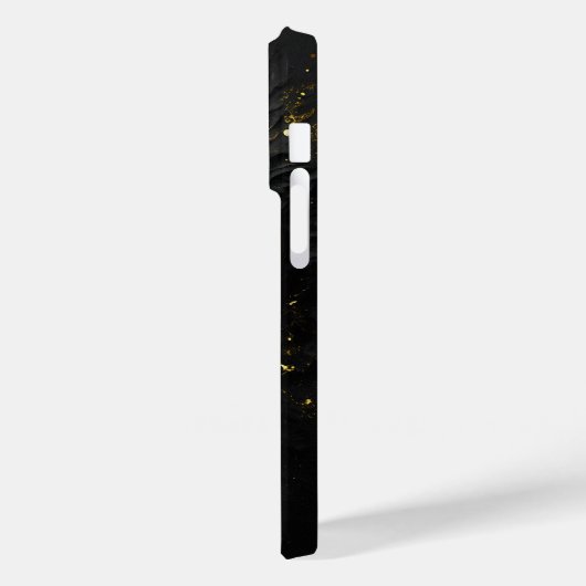 Trendiger Gothik Totenkopf in schwarz gold Design Case-Mate iPhoneケース (裏面 / 左)