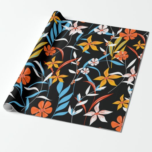 Trending abstract seamless pattern with colorful t ラッピングペーパー (アンロールド)