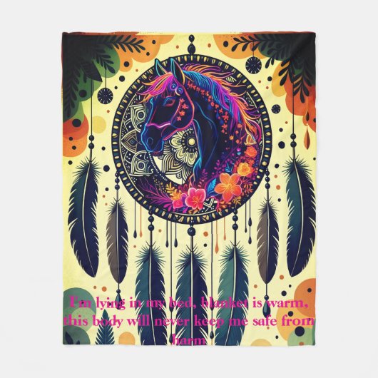 Trending Custom Fleece Blankets on Zazzle USA – フリースブランケット (正面)