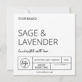 Trending Instant Download Candleラモダンベル 招待状 (裏面)