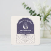 Trending Instant Download Witchy Candleラベル 招待状 (スタンド正面)