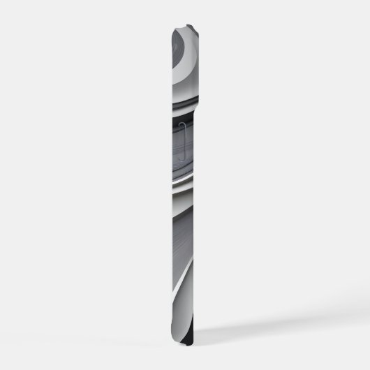 Trending Modern Gray Phone Case iPhone 15ケース (右側面)