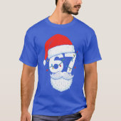 Trending Si Seven Meme Christmas 67 Santa Face Men Tシャツ (正面)