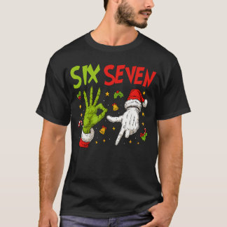 Trending Six Seven Meme Christmas 67 Xmas Men Wome Tシャツ