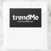 trendMeオリジナルステッカー 長方形シール (バッグ)