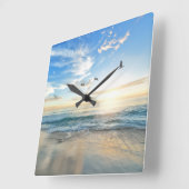 Trendsettersの選択：最高の壁時計 スクエア壁時計 (傾斜)