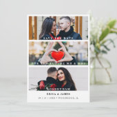 Trendsetting Minimalist Collage of 3 Modern Photos セーブザデート (スタンド正面)