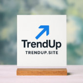 TrendUp エレガントな水彩画の結婚式用卓上サイン アクリルサイン (ニュートラル)