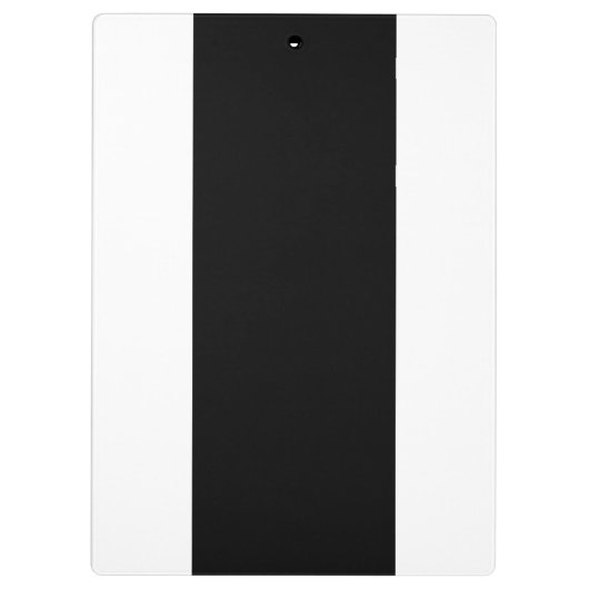 Trendy 4 Photo Collage Script Name White Black クリップボード (裏面)