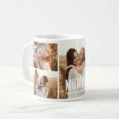 Trendy 5 Photo Collage Mummy コーヒーマグカップ (正面左)