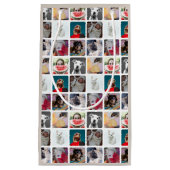 Trendy 9 Photo Pattern Collage Keepsake スモールペーパーバッグ (正面)