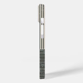 Trendy abstract minimalist artistic lines Monogram Case-Mate iPhoneケース (裏面 / 左)