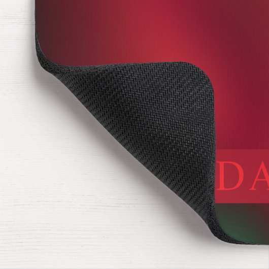 Trendy Abstract Red and Black Mouse Mat マウスパッド (コーナー)