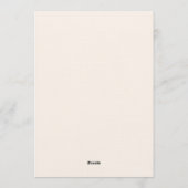 Trendy Aesthetic Photo 25th Adult Birthday Party  招待状 (裏面)