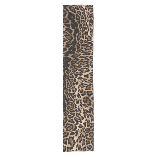 Trendy Animal All-Over Print tablecloth ショートテーブルランナー (正面)