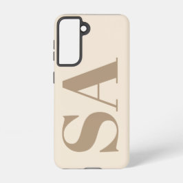 trendy Antique White with Monogram Case-Mate Samsung Galaxy S21ケース