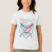 Trendy Baseball Boy Drip Shield T-Shirt トライブレンドＴシャツ (正面)