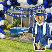 Trendy Bear Printable Graduation Party Decor ポスター