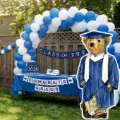 Trendy Bear Printable Graduation Party Decor ポスター