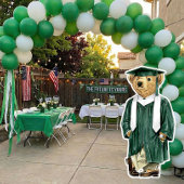 Trendy Bear Printable Graduation Party Decor ポスター