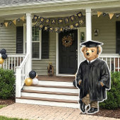 Trendy Bear Printable Graduation Party Decor ポスター