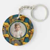 Trendy Best Gifts For Men Custom  Calla Lilies キーホルダー (裏面)