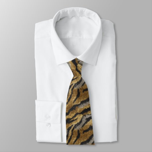 Trendy Best Man Tiger Skin ネクタイ (タイ)