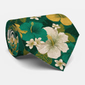 Trendy Birthday Gifts For Husband Tropical Floral ネクタイ (ロール)