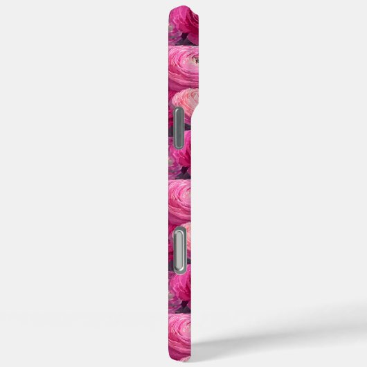 Trendy Birthday Party Ranunculus Floral Custom  Case-Mate iPhoneケース (裏面 / 右)